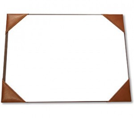 Leather desk shop blotter
