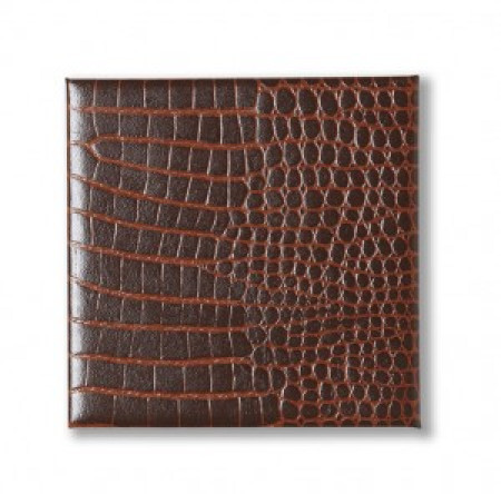 Croco grain leather clearance