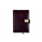 Montana Grain Leather Five Year Diary with Lock and Key