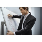 Nobo Mobile Drywipe Boards With Horizontal Pivot