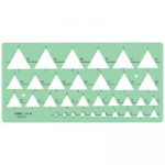 Linex Triangle Template 235x116mm