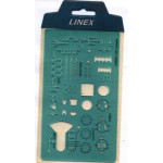 Linex Electro Template 1180, Size:165x94mm
