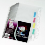 Rexel Pocket Divider 5 / 10 Tabs