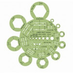 Linex Nut and Radius Template. 160mm. Pack of 10