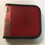 Snopake Zip CD Wallet, Red