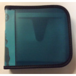 Snopake Zip CD Wallet, Turquoise