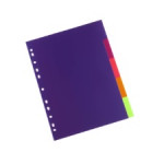 Rexel Translucent Dividers 5 or 10 Part