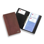 Rexel Soft Touch Business Card Book Suede