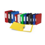 Rexel Polypropylene 70mm Lever Arch Foolscap Black, Pack of 10