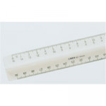 Linex Ruler With Grip, 30cm, 2 Bevels