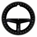 Linex Griffit Black Protractor G210. 360º. Each