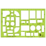 Jakar Home Furnishing Template, Scale 1:50, 4643