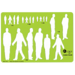 Jakar Male Human Figure Template, 4645