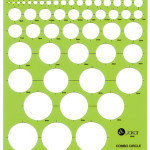 Jakar Combo Circle Template, 4646