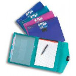 Snopake Pad Portfolio, 6-Part, A4, Electra Assorted, Pack of 5