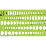 Jakar Even Ellipse Template, 4677