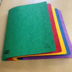 Europa Pressboard Ringbinder. 16mm. 500 Microns. Assorted Colours. Pack of 10