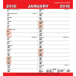 Salmon Small Engagement Calendar 2018