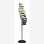 Alba Floor-Standing 7-Pocket Literature/Magazine Display, Each