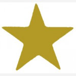 Pre Inked Xclamations 'Gold Star'