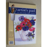 Artists Pad. A4. 100% Acid Free. 140gsm. 20 leaves. Each