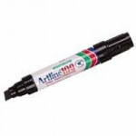 Artline 100 Permanent Marker, Chisel Tip, Black, Pack of 4. A100W1