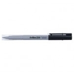 Artline 250, Fine, Permanent Marker, Black, Pack of 12