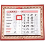 At-a-Glance Calendar Month to View 2018