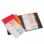 Avery Ready Index - Polypropylene / Card Dividers With Printable Contents Sheet