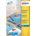 Avery CD Insert Cover and Tray in one. Matt Inkjet White. Pack of 25
