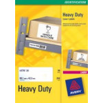 Avery Heavy Duty Laser Labels Silver
