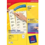 Avery Clear Laser And Inkjet Labels