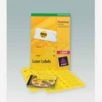 Avery High Visibility Labels - Fluorescent Yellow