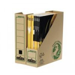 Fellowes Earth Series Magazine File Brown 4470001, Pack of 20
