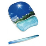 Fellowes Photo Gel Mouse Pad And Wrist Rest - Tropical Beach