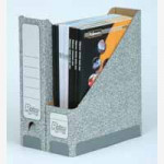 R-Kive Fellowes System Magazine File, Grey/White, Pack of 20