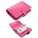 Filofax Breast Cancer Campaign Leather Look Pocket Organiser, Pink