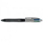 Bic Pro Grip Four Colour Retractable Ball Pen. Pack of 12