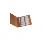 Q Connect Business Card Punched Pockets, Pack of 10