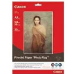 Canon Fine Art Paper - Photo Rag, A4, Pack of 20
