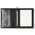 Finecell Leather 4 Ring Binder with Zip Closure
