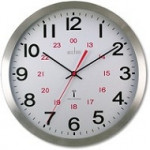 Acctim Century Radio Controlled Aluminium Wall Clock