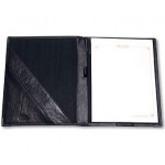 Antique Hide Leather Conference Folder