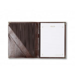 Crocodile Grain Leather Conference Folder