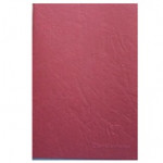 Clairefontaine A5 Ruled Notebook with Semi Rigid Red Leathergrain Cover. Each