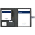 Collins Conference Portfolio with Strap, Black, Each 7023
