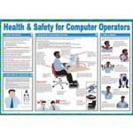 Health & Safety for Computer Operators Poster, 420 x 590mm, Each