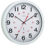 Acctim Controller Radio Controlled Metal Wall Clock