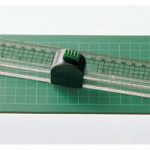 Linex Cutting Ruler with bevel, Crystal-clear Acrylic, Length:350mm (007) (LX48590)