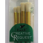 Eagle Creative Request ® Stencil Paint Brush Set CR609. 1 each of size 1/4 inch, 3/8 inch, 1/2 inch and 5/8 inch